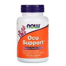 Вітаміни для підтримки здоров'я очей Ocu Support ТМ Нау Фудс / Now Foods 120 вегетаріанських капсул - Фото