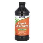 Хлорофилл жидкий Liquid Chlorophyll мятный вкус ТМ Нау Фудс / Now Foods 473 мл	 - Фото