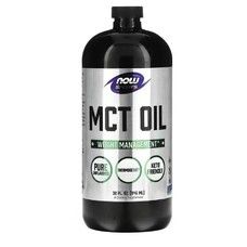 Масло МСТ MCT Oil ТМ Нау Фудс / Now Foods Sports органик без вкуса 473 мл - Фото