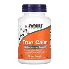 Формула от стресса True Calm ТМ Нау Фудс / Now Foods 90 вегетарианских капсул - Фото