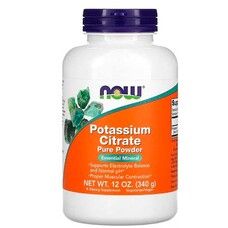 Калий цитрат (Potassium Citrate Pure Powder) ТМ Нау Фудс / Now Foods чистый порошок 340 г - Фото