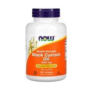 Масло черной смородины (Black Currant Oil) 1000 мг ТМ Нау Фудс / Now Foods 100 гелевых капсул - Фото