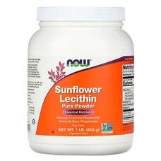 Подсолнечный лецитин (Sunflower Lecithin) ТМ Нау Фудс / Now Foods чистый порошок 454 г - Фото