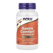 Підтримка здоров'я шлунка Gastro ComfortТМ Нау Фудс / Now Foods з PepZin GI 60 вегетаріанських капсул - Фото
