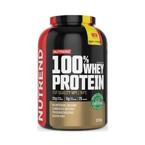 100% Whey Protein Банан+клубника ТМ Нутренд/Nutrend 2250 г