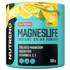 Вітаміни та мінерали Magneslife Instant Drink Powder лимон ТМ Nutrend / Нутренд 300 г Вітаміни та мінерали Magneslife Instant Drink Powder лимон ТМ Nutrend / Нутренд 300 г - Фото
