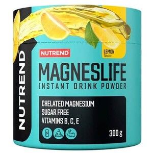 Вітаміни та мінерали Magneslife Instant Drink Powder лимон ТМ Nutrend / Нутренд 300 г