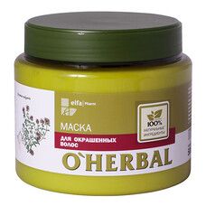 O'Herbal маска для окрашенных волос 500 мл - Фото