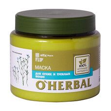 O'Herbal маска для сухого і тьмяного волосся 500 мл  - Фото