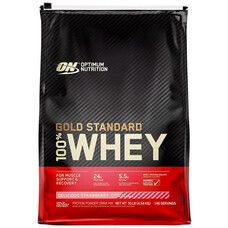 Сывороточный протеин Optimum Nutrition 100% Whey Gold Standard Delicious Strawberry 4,54 кг - Фото