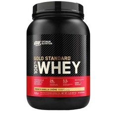 Сывороточный протеин Optimum Nutrition 100% Whey Gold Standard French Vanilla Creme 907 г - Фото