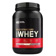 Сироватковий протеїн Optimum Nutrition 100% Whey Gold Standard 896 г - Cookies Cream - Фото