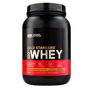 Сывороточный протеин 100% Whey Gold Standard Optimum Nutrition Chocolate Peanut Butter 907 г   - Фото