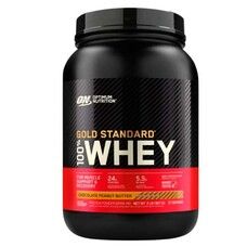 Сывороточный протеин 100% Whey Gold Standard Optimum Nutrition Chocolate Peanut Butter 907 г   - Фото