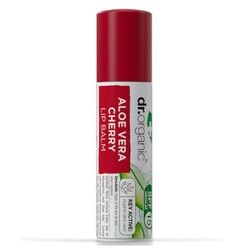 Бальзам для губ з алое вера та екстрактом вишні Dr.Organic 5,7 мл