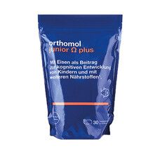 Orthomol Junior Омега Plus /жувальні іриски/ (сила імунітету Вашої дитини) 30 днів - Фото