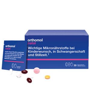 Orthomol Natal капсулы (витамины для мамы та малыша) 30 дней