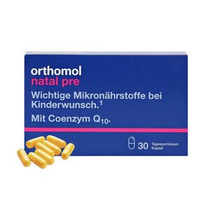 Orthomol Natal Pre капсули (витамины для планирования беременности) 30 дней