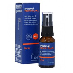 Orthomol Vitamin D3+K2 спрей (для иммунной системы и здоровья костей) 20 мл