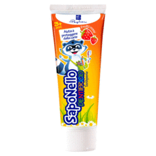 Дитяча зубна паста для дітей від 3-х років зі смаком полуниці SapoNello 75 мл - Фото