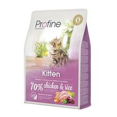 Сухой корм для котят от 1 до 12 месяцев Profine Cat Kitten с курицей и рисом 2 кг - Фото