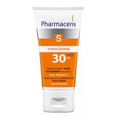 Зволожуючий сонцезахисний крем для обличчя SPF 30 ТМ Фармацеріс / Pharmaceris 50мл - Фото