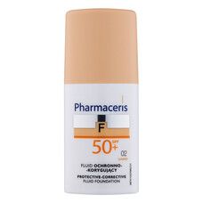 Захисний коригувальний тональний крем SPF 50 Пісок ТМ Фармацеріс / Pharmaceris 30мл - Фото