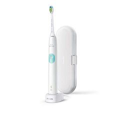 Зубна щітка електрична звукова Protective Clean 4300 White and Mint HX6807/28 - Фото