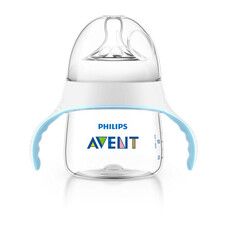 Тренировочный набор с бутылочкой Philips AVENT Natural ТМ АВЕНТ / AVENT средний поток от 4+ месяцев 150 мл - Фото