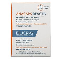 Диетическая добавка Ducray Anacaps Reactiv 30 капсул - Фото