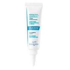  Крем для лица Ducray Keracnyl Glycolic+ очищающий для кожи склонной к акне 30 мл - Фото