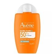  Солнцезащитный ультра-флюид для лица Avene Ойл Контрол SPF 50 50 мл - Фото