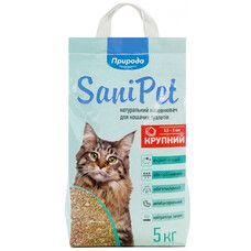Наповнювач туалета для котів Природа Sani Pet 5 кг - Фото