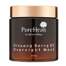 Энергизирующая ночная маска с экстрактом ягод женьшеня Pureheal's (Пюрхилс) 100 мл - Фото