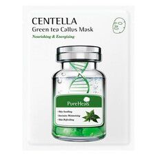 Відновлююча тканинна маска з екстрактом центелли та зеленого чаю Pureheal's (Пюрхілс) 25 г - Фото