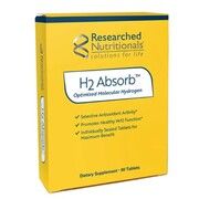H2 Absorb (Н2 абсор) Молекулярный водород Researched Nutritionals таблетки 60 штук H2 Absorb (Н2 абсор) Молекулярный водород Researched Nutritionals таблетки 60 штук - Фото
