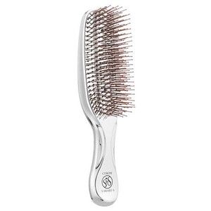 Японская расческа для кожи головы Scalp Brush Long Хром (серебристая)