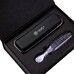 Набор Щетка для кожи головы Scalp Brush World Premium длинная с чехлом (фиолетовая) - Фото