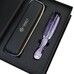 Набор Щетка для кожи головы Scalp Brush World Premium длинная с чехлом (фиолетовая) - Фото 2