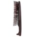 Японська щітка для шкіри голови Scalp Brush Com Hard Dark Brown (темно-коричнева)  - Фото 3