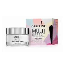 Денний крем для обличчя та шиї Careline Multi Effect SPF 25 50 мл Денний крем для обличчя та шиї Careline Multi Effect SPF 25 50 мл - Фото