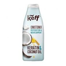 Кондиционер для волос с кератином и кокосовым маслом Keff 500мл - Фото