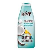 Шампунь для волос с кератином и кокосовым маслом Keff 500мл - Фото