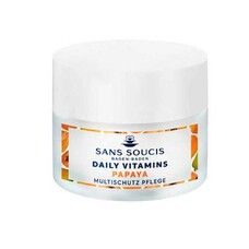 Крем для обличчя Daily Vitamins Care мультизахисний Папайя для нормальної та сухої шкіри Sans Soucis (Сан Сусі) 50 мл