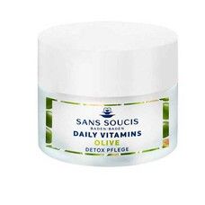 Крем детокс для обличчя Daily Vitamins Olive Detox Care з оливою для чутливої шкіри Sans Soucis (Сан Сусі) 50 мл