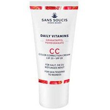 Крем - коректор Daily Vitamins Гранат від почервонінь шкіри обличчя SPF20 Sans Soucis (Сан Сусі) 30 мл