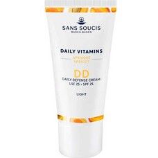 Денний крем для обличчя Daily Vitamins Абрикос захисний світлий SPF25 Sans Soucis (Сан Сусі) 30 мл - Фото