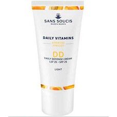 Денний крем для обличчя Daily Vitamins Абрикос захисний світлий SPF25 Sans Soucis (Сан Сусі) 30 мл - Фото