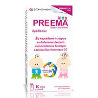 Према для детей Preema kids пробиотик на основе LGG 10мл + пипетка