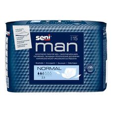 Урологічні прокладки ТМ Сені / Seni Men Normal 15 шт - Фото
